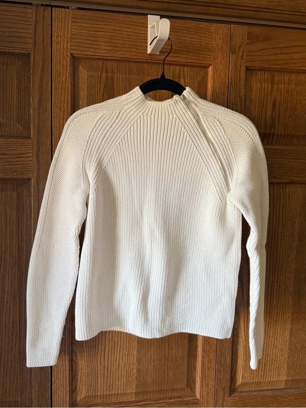 Everlane Mock Neck Half-Zip Sweater